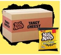 Nik Naks Tangy 'n' Cheese Crisps 20 x 75g - Perfect for Parties Spicy Snacks, Bulk Buy Full Box, Lunchbox Treat, School, Office, Corn Snacks