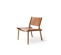 Nikari December Armchair Oiled Oak/Cognac Leather
