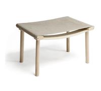 Nikari December Ottoman Oiled Ash wood/Linen Canvas