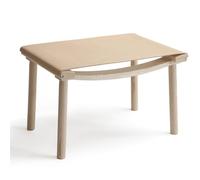 Nikari December Ottoman Oiled Ash wood/Nude Leather
