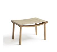 Nikari December Ottoman Oiled Oak/Linen Canvas
