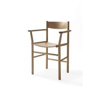 Nikari Linea Collection Akademia Dining Chair w. Armrests Light Lacquered Oak