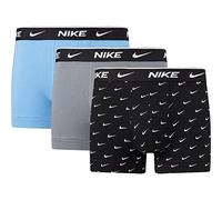 Nike 0000KE1008-9JI TRUNK Boxer mens swoosh print/grey/uni. blue L