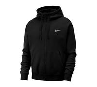 Nike 0224NZ-010 Team Club Full Zip Hoodie Ft Men's Long Shirt, Black, Size L