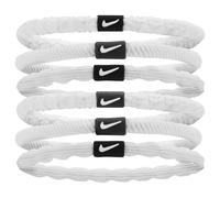 Nike 2024 Flex Hair Ties (Pack of 6) - White - White - One Size