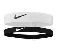 Nike 2024 Headband (Pack of 2) - Black/White - One Size - Black/White - 100% Mixed