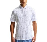 NIKE 2026 DRI-FIT PAR5 SHOE GOLF POLO SHIRT - WHITE