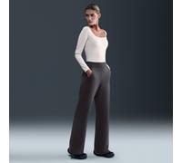 Nike 24.7 ImpossiblySoft Women's Dri-FIT High-Waisted Loose Flared Trousers - Grey - Polyester/Modal/Cotton XL (UK 20-22)