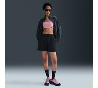 Nike 24.7 ImpossiblySoft Women's Dri-FIT Mid-Rise Loose 10cm (approx.) Shorts - Black - Polyester/Modal/Cotton XS (UK 4-6)