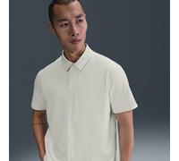 Nike 24.7 PerfectStretch Men's Dri-FIT Short-Sleeve Button-Down Top - White - Polyester M