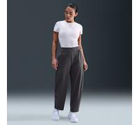 Nike 24.7 PerfectStretch Women's Dri-FIT High-Waisted Loose Barrel-Leg Trousers - Grey - Polyester/Elastane XXL (UK 24-26)