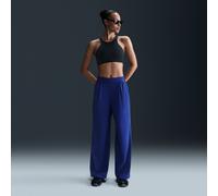 Nike 24.7 PerfectStretch Women's Dri-FIT High-Waisted Loose Wide-Leg Trousers - Blue - Polyester/Elastane M (UK 12-14)