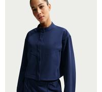 Nike 24.7 PerfectStretch Women's Dri-FIT Loose-Fit Cropped Jacket - Blue - Polyester/12-/ Elastane