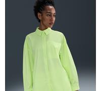 Nike 24.7 PerfectStretch Women's Dri-FIT Oversized Long-Sleeve Top - Yellow - Polyester/Elastane XS (UK 4-6)