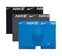 Nike 3Pk Dri-fit Essential Micro Trunk Mens Active Underwears Size L, Color: Blue/Black/Grey-Multi-Colored, Blue/Black/Grey-multi-colored, L