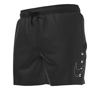 NIKE 5 Inch Volley Shorts Men's Swimming Trunks, Black, XXL