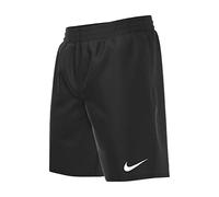 NIKE 6-Inch Volley Shorts for Children, Boys, Swim Briefs, NESSA779-001, Black, 7 años