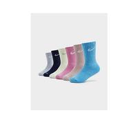 Nike Kids Dri Fit Performance Basic Crew Socks 6 Pairs Multicolor EU 23 1/2-27 Kids