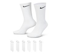 Nike (6 Pack) Everyday Cushioned Training Ankle Socks - White, White, Size M, Men White
