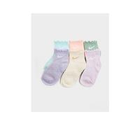 Nike 6-Pack Ruffle Ankle Socks Children - Multi Coloured 9.5-2.5