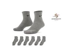 Nike 6 Pairs Dri-FIT Cushioned Ankle Socks Unisex Sports Gym Everyday Trainer UK