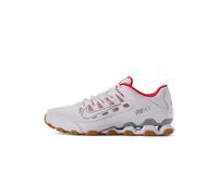 NIKE Men's Reax 8 TR Sneaker, White Wolf Grey Chile Red, 7.5 UK