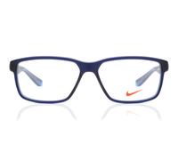 Nike 7092 405 Men's Eyeglasses Blue Size 55 (Frame Only) - Blue Light Block Available