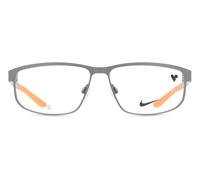 Nike NIKE 8157 039 Man Optical frames Metal Grey Squared Normal