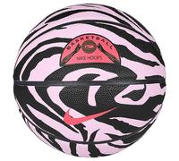 Nike 8P Backyard deflated basketball made of rubber and synthetic leather in pink bloom/black/obsidian/sea coral, size: 7, N.100.8259.630.07