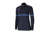 Nike Academy 21 Women's Track Jacket, womens, CV2677-453, Obsidian/White/Royal Blue/White, XXS