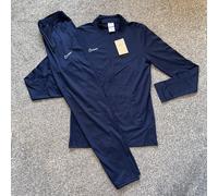 Nike Academy Men's Dri-Fit Football Tracksuit Set Track Top Pants Navy Small