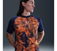 Nike Academy+ Men's Dri-FIT Short-Sleeve Football Shirt - Blue - Polyester S