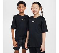 Nike Academy Older Kids' Dri-FIT Short-Sleeve Football Top - Black - Polyester XS