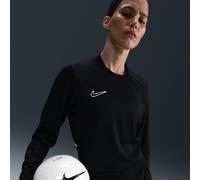 Nike Academy Women's Dri-FIT Crew-Neck Long-Sleeve Football Top - Black - Polyester XL (UK 20-22)