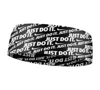 Nike Unisex - Adult Fury Headband 3.0 Forehead BND, Black/White (Printed), One Size