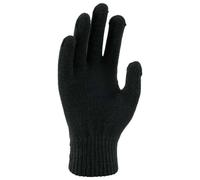 Nike Kids Knit Swoosh Gloves 3.0 Running Training Fitness Winter Gloves Touchscreen Grip, Black/White, S/M