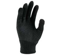 Nike Kids Knit Tech and Grip Gloves 3.0 Running Training Fitness Touchscreen Grip Winter Gloves, Black/White, L/XL