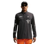 Nike ACG Aireez UV-Resistant Graphic Men's Top | UK L in Dark Smoke Grey/White