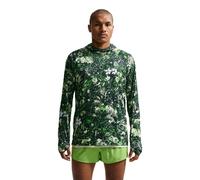 Nike ACG Dri-FIT ADV Solar Chase Men's Hooded Trail Running Top | UK XL in Mean Green/Black Spruce/Summit White