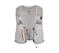 Nike ACG GOAT Pack Vest 5L Trail Running Backpack Running Vest Hydration Vest Outdoor Trail Running 5 Liters, Grey Fog/Safety Orange/Summit White, M