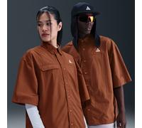 Nike ACG 'Orb Weaver' UV Repel Short-Sleeve Shirt - Brown - Nylon M