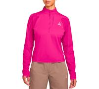 Nike ACG - Short, lightweight and breathable fleece - W Nike ACG Tf Wolf Grid HZ Top Desert Pink Summit White for Women - Size XS Pink XS