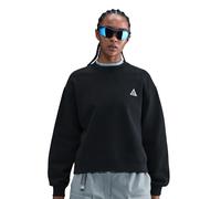 Nike ACG Tuff Fleece Crew-Neck Women's Sweatshirt | UK L in Black/Summit White