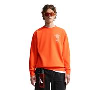 Nike ACG Tuff Fleece Dri-FIT Crew Neck Men's Sweatshirt | UK L in Safety Orange/White