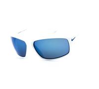 Nike Sunglasses Adrenaline MI EV1134 144 White Blue Mirrored