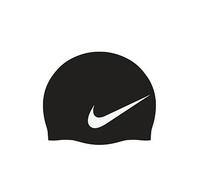 NIKE Silicone Cap Swimming Cap, Unisex Adult, unisex_adult, NESS8163, Black, one size
