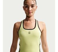 Nike Advantage Women's Dri-FIT Tennis Tank Top - Yellow - Polyester/Elastane S (UK 8-10)