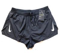 NIKE AEROSWIFT 2" FLYVENT RACING RUNNING SHORTS - BLACK CJ7837-010 - MEN M XL