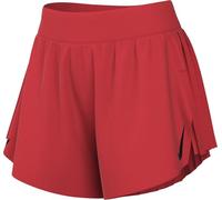 Nike Aeroswift ADV Running Shorts with Dri-Fit Technology, Integrated Briefs and Medium Rise for Women, Lt Crimson/Black, FN2328-696, XL