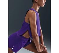 NIKE AEROSWIFT DRI-FIT ADV CROPPED RUNNING TANK TOP SIZE XL (FN2713 547) PURPLE